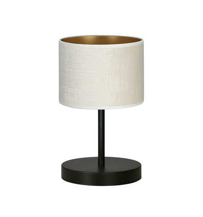 Hilde LN1 Svart/Vit bordslampa - Ø20 cm, E27, 230V, utan ljuskälla