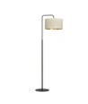 Hilde LP1 Svart/Vit golvlampa - Ø35 cm, E27, 230V, utan ljuskälla