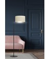 Hilde LP1 Svart/Vit golvlampa - Ø35 cm, E27, 230V, utan ljuskälla