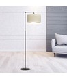 Hilde LP1 Svart/Vit golvlampa - Ø35 cm, E27, 230V, utan ljuskälla