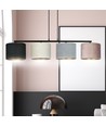 Hilde 4 Svart Mix pendellampa - Ø20 cm, E27, 230V, utan ljuskälla
