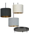 Hilde 3 Svart Premium Mix pendellampa - Ø20 cm, E27, 230V, utan ljuskälla