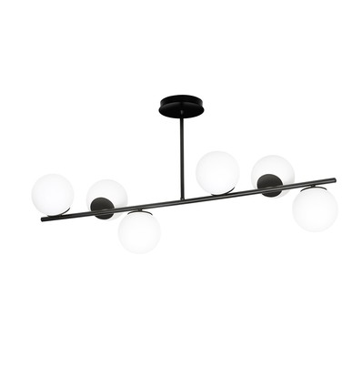 Bior 6 Svart taklampa - Ø15 cm, E14, 230V, utan ljuskälla