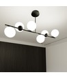 Bior 6 Svart taklampa - Ø15 cm, E14, 230V, utan ljuskälla