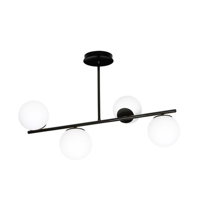 Bior 4 Svart taklampa - Ø15 cm, E14, 230V, utan ljuskälla