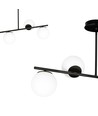 Bior 4 Svart taklampa - Ø15 cm, E14, 230V, utan ljuskälla