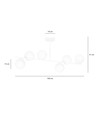 Bior 6 Vit taklampa - Ø15 cm, E14, 230V, utan ljuskälla