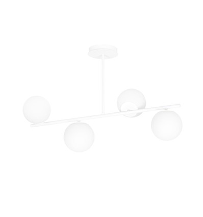 Bior 4 Vit taklampa - Ø15 cm, E14, 230V, utan ljuskälla