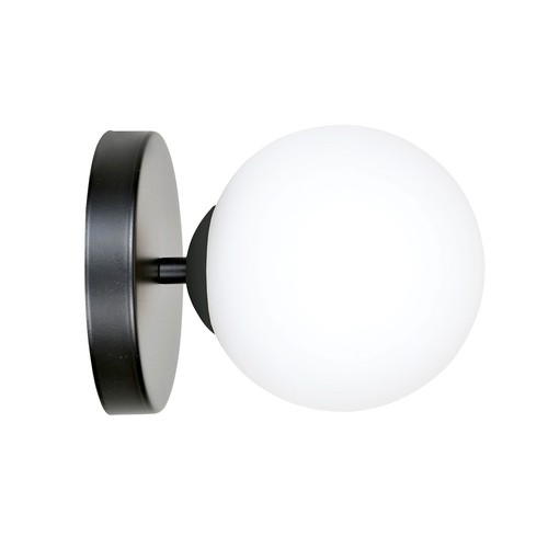 Bior K1 Svart vägglampa - Ø15 cm, E14, 230V, utan ljuskälla