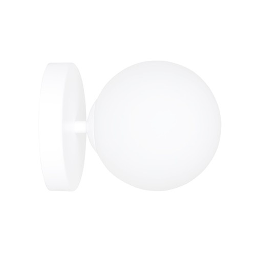 Bior K1 Vit vägglampa - Ø15 cm, E14, 230V, utan ljuskälla