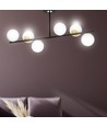 Floki 6 Svart/Guld taklampa - Ø15 cm, E14, 230V, utan ljuskälla