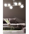Floki 6 Vit/Guld taklampa - Ø15 cm, E14, 230V, utan ljuskälla