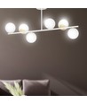 Floki 6 Vit/Guld taklampa - Ø15 cm, E14, 230V, utan ljuskälla
