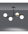 Floki 4 Svart/Guld taklampa - Ø15 cm, E14, 230V, utan ljuskälla