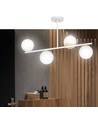 Floki 4 Vit-guld taklampa - Ø15 cm, E14, 230V, utan ljuskälla