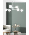 Halldor 6 Vit taklampa - Ø15 cm, E14, 230V, utan ljuskälla