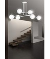 Halldor 6 Vit taklampa - Ø15 cm, E14, 230V, utan ljuskälla