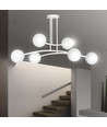 Halldor 6 Vit taklampa - Ø15 cm, E14, 230V, utan ljuskälla