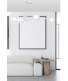 Halldor 6 Vit taklampa - Ø15 cm, E14, 230V, utan ljuskälla