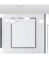 Halldor 6 Vit taklampa - Ø15 cm, E14, 230V, utan ljuskälla