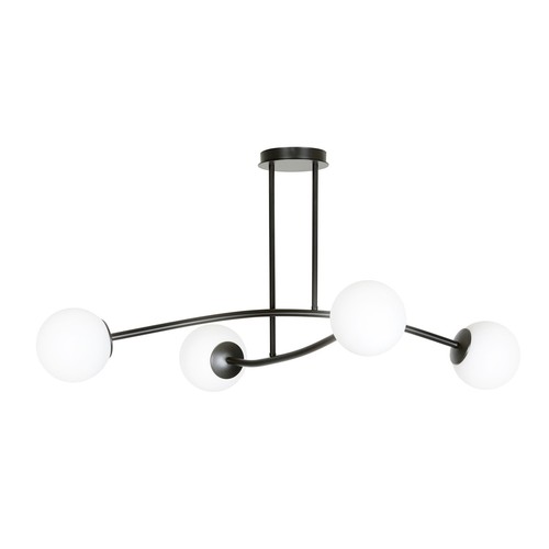 Halldor 4 Svart taklampa - Ø15 cm, E14, 230V, utan ljuskälla