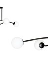 Halldor 4 Svart taklampa - Ø15 cm, E14, 230V, utan ljuskälla