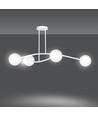 Halldor 4 Vit taklampa - Ø15 cm, E14, 230V, utan ljuskälla