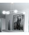 Halldor 4 Vit taklampa - Ø15 cm, E14, 230V, utan ljuskälla