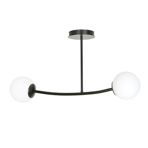 Halldor 2 Svart taklampa - Ø15 cm, E14, 230V, utan ljuskälla