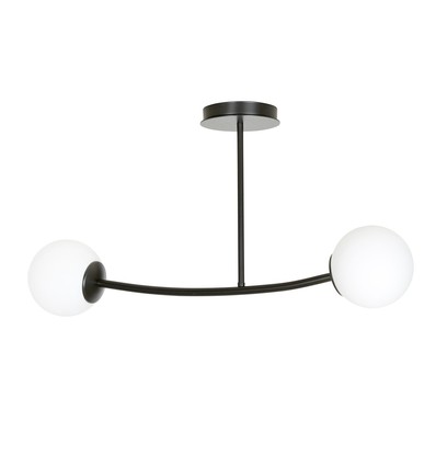 Halldor 2 Svart taklampa - Ø15 cm, E14, 230V, utan ljuskälla
