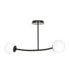 Halldor 2 Svart taklampa - Ø15 cm, E14, 230V, utan ljuskälla