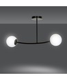 Halldor 2 Svart taklampa - Ø15 cm, E14, 230V, utan ljuskälla