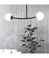 Halldor 2 Svart taklampa - Ø15 cm, E14, 230V, utan ljuskälla