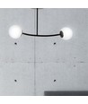Halldor 2 Svart taklampa - Ø15 cm, E14, 230V, utan ljuskälla