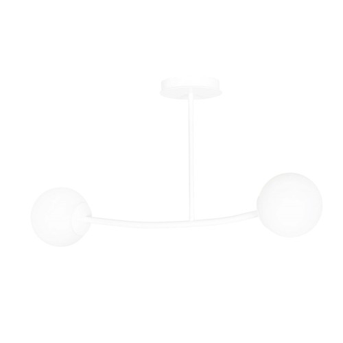 Halldor 2 Vit taklampa - Ø15 cm, E14, 230V, utan ljuskälla