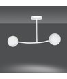 Halldor 2 Vit taklampa - Ø15 cm, E14, 230V, utan ljuskälla