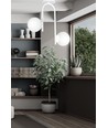 Kalf 2 Vit taklampa - Ø15 cm, E14, 230V, utan ljuskälla