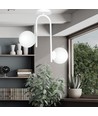 Kalf 2 Vit taklampa - Ø15 cm, E14, 230V, utan ljuskälla