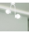 Kalf 2 Vit taklampa - Ø15 cm, E14, 230V, utan ljuskälla