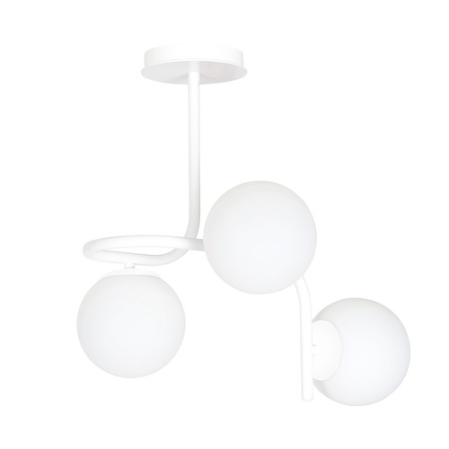 Kalf 3 Vit taklampa - Ø15 cm, E14, 230V, utan ljuskälla