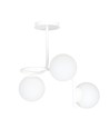 Kalf 3 Vit taklampa - Ø15 cm, E14, 230V, utan ljuskälla