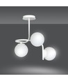 Kalf 3 Vit taklampa - Ø15 cm, E14, 230V, utan ljuskälla