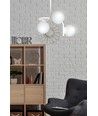 Kalf 3 Vit taklampa - Ø15 cm, E14, 230V, utan ljuskälla