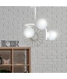 Kalf 3 Vit taklampa - Ø15 cm, E14, 230V, utan ljuskälla