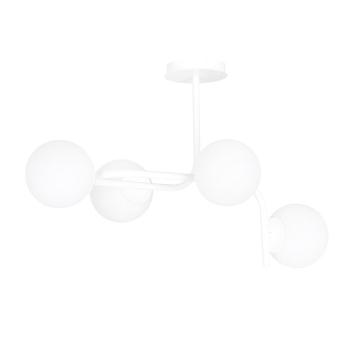 Kalf 4A Vit taklampa - Ø15 cm, E14, 230V, utan ljuskälla