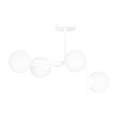 Kalf 4A Vit taklampa - Ø15 cm, E14, 230V, utan ljuskälla