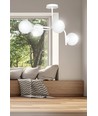 Kalf 4A Vit taklampa - Ø15 cm, E14, 230V, utan ljuskälla