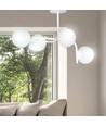 Kalf 4A Vit taklampa - Ø15 cm, E14, 230V, utan ljuskälla