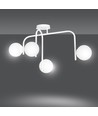 Kalf 4B Vit taklampa - Ø15 cm, E14, 230V, utan ljuskälla