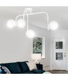 Kalf 4B Vit taklampa - Ø15 cm, E14, 230V, utan ljuskälla